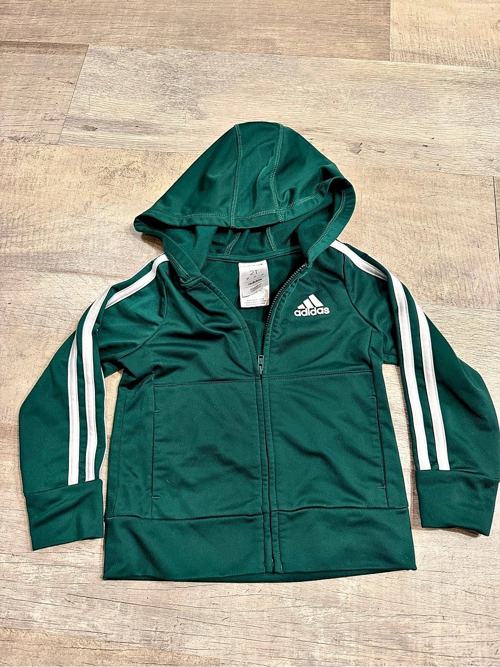 adidas Toddler Essentials 3-Stripes Tricot Track Suit Track Suit BoyS 2T Green
